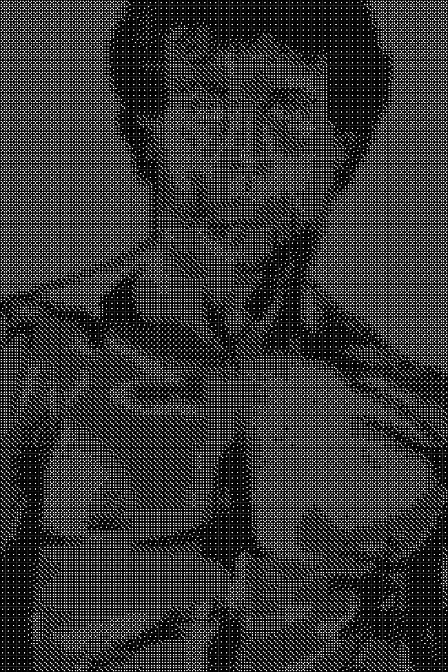 Rocky Dice Art- Handcrafted Dice Mosaic using 10,000+ Dice, Two Size Options