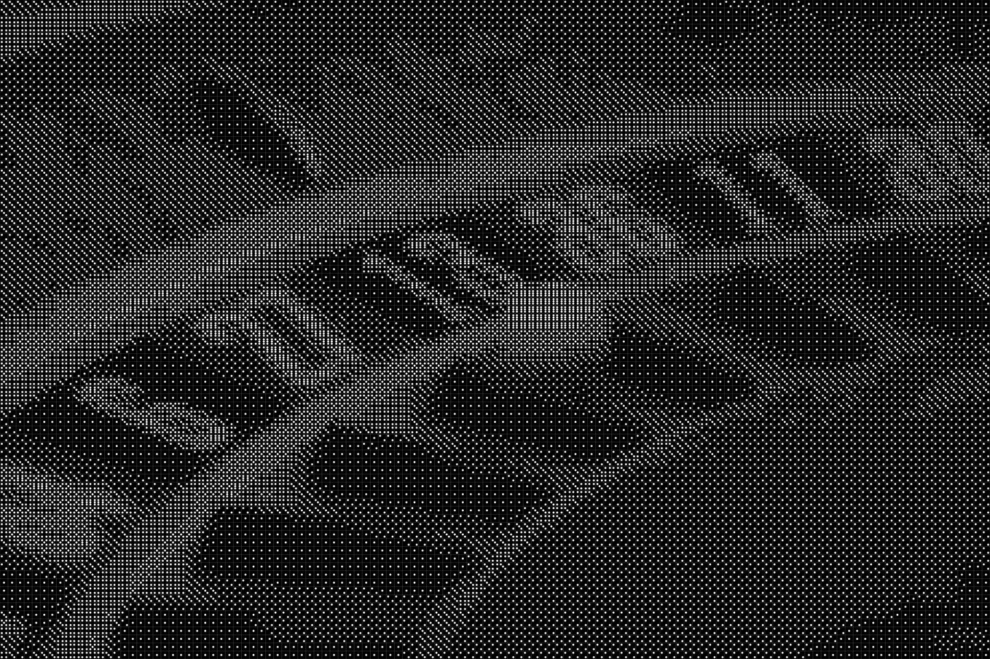 Roulette 4 Dice Art- Handcrafted Dice Mosaic using 10,000+ Dice, Two Size Options