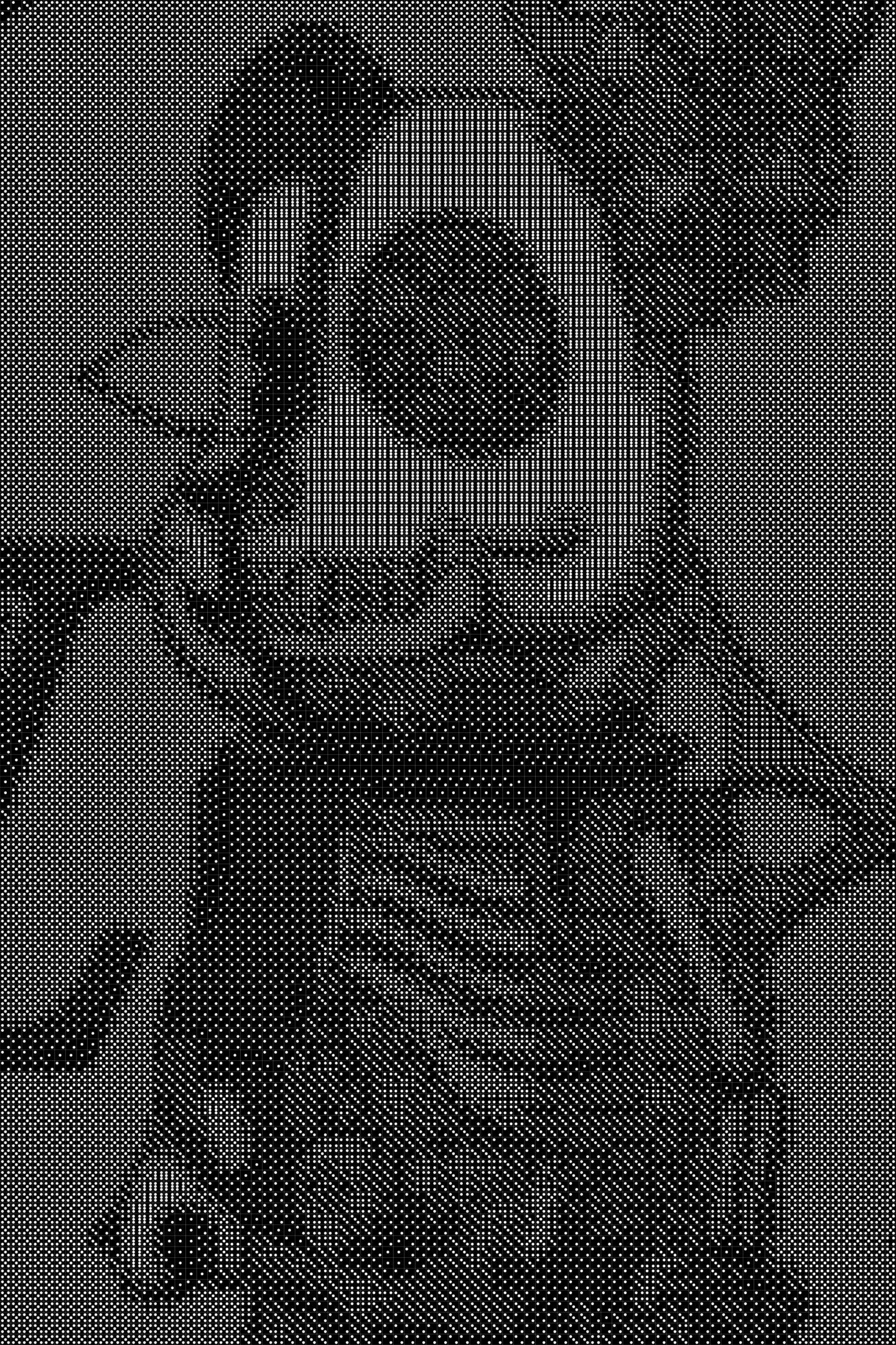 Skull Mickey Dice Art- Handcrafted Dice Mosaic using 10,000+ Dice, Two Size Options