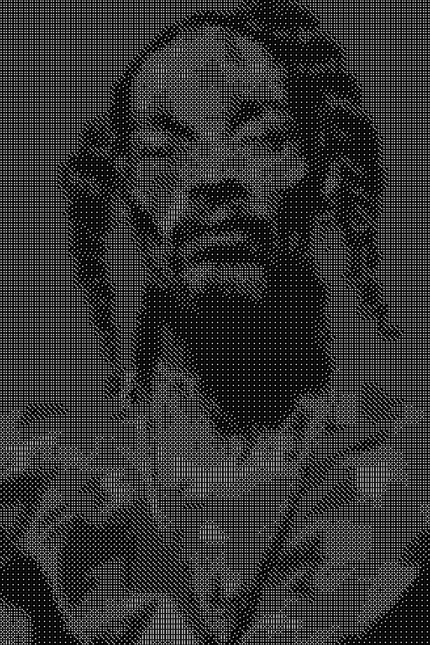 Snoop Dogg Dice Art- Handcrafted Dice Mosaic using 10,000+ Dice, Two Size Options