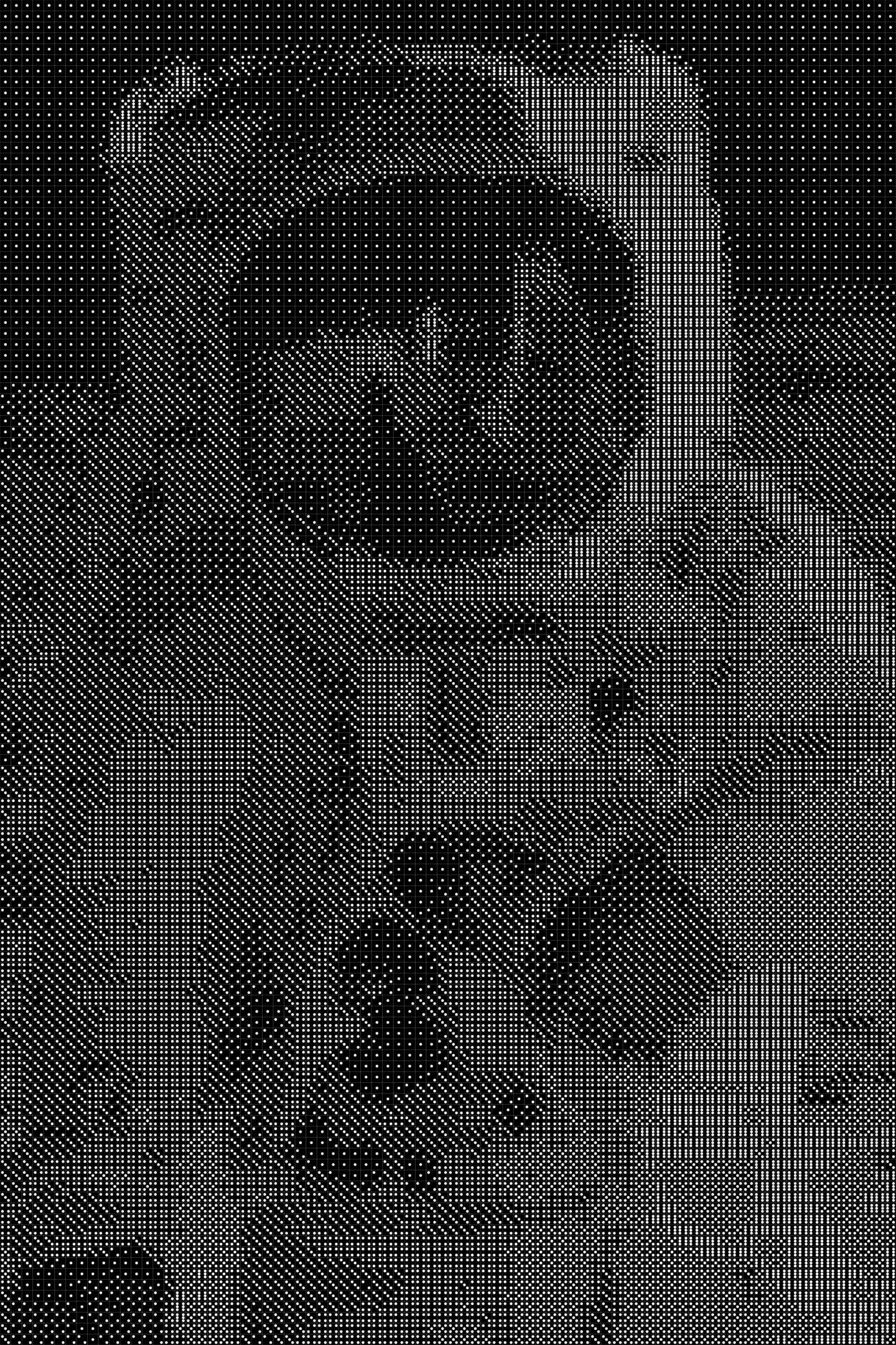 Space Dice Art- Handcrafted Dice Mosaic using 10,000+ Dice, Two Size Options