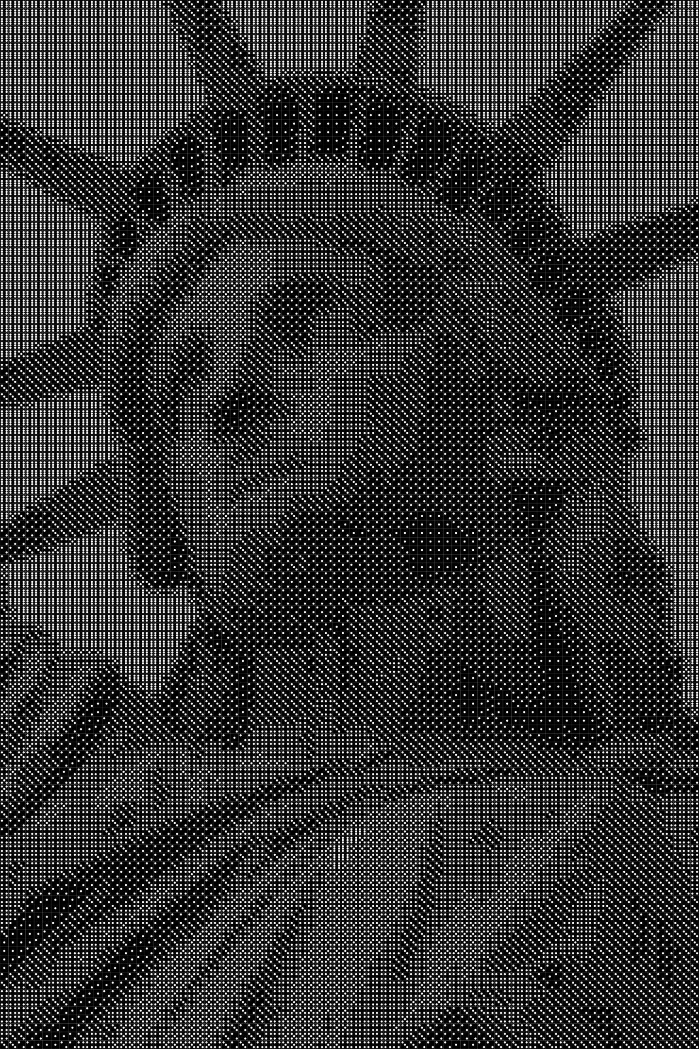 Statue of Liberty 3 Dice Art- Handcrafted Dice Mosaic using 10,000+ Dice, Two Size Options
