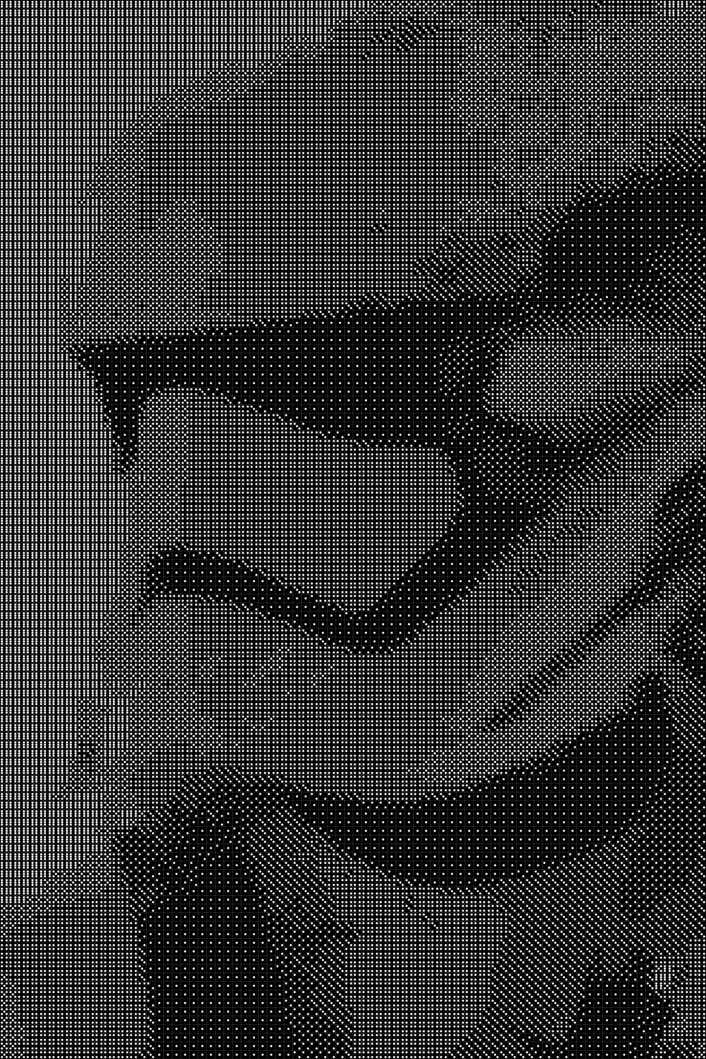 Stormtrooper Dice Art- Handcrafted Dice Mosaic using 10,000+ Dice, Two Size Options