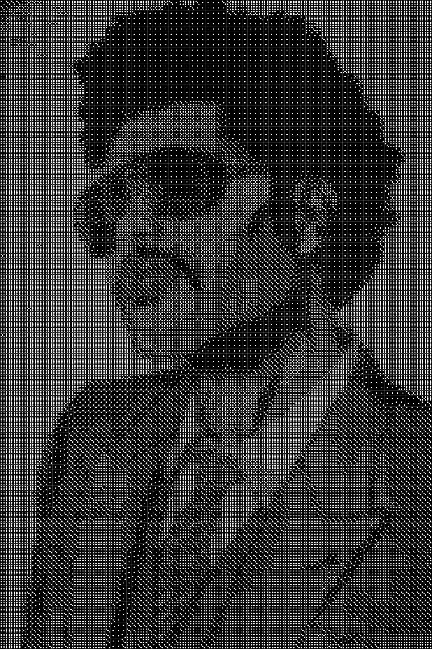 The Weekend 6 Dice Art- Handcrafted Dice Mosaic using 10,000+ Dice, Two Size Options