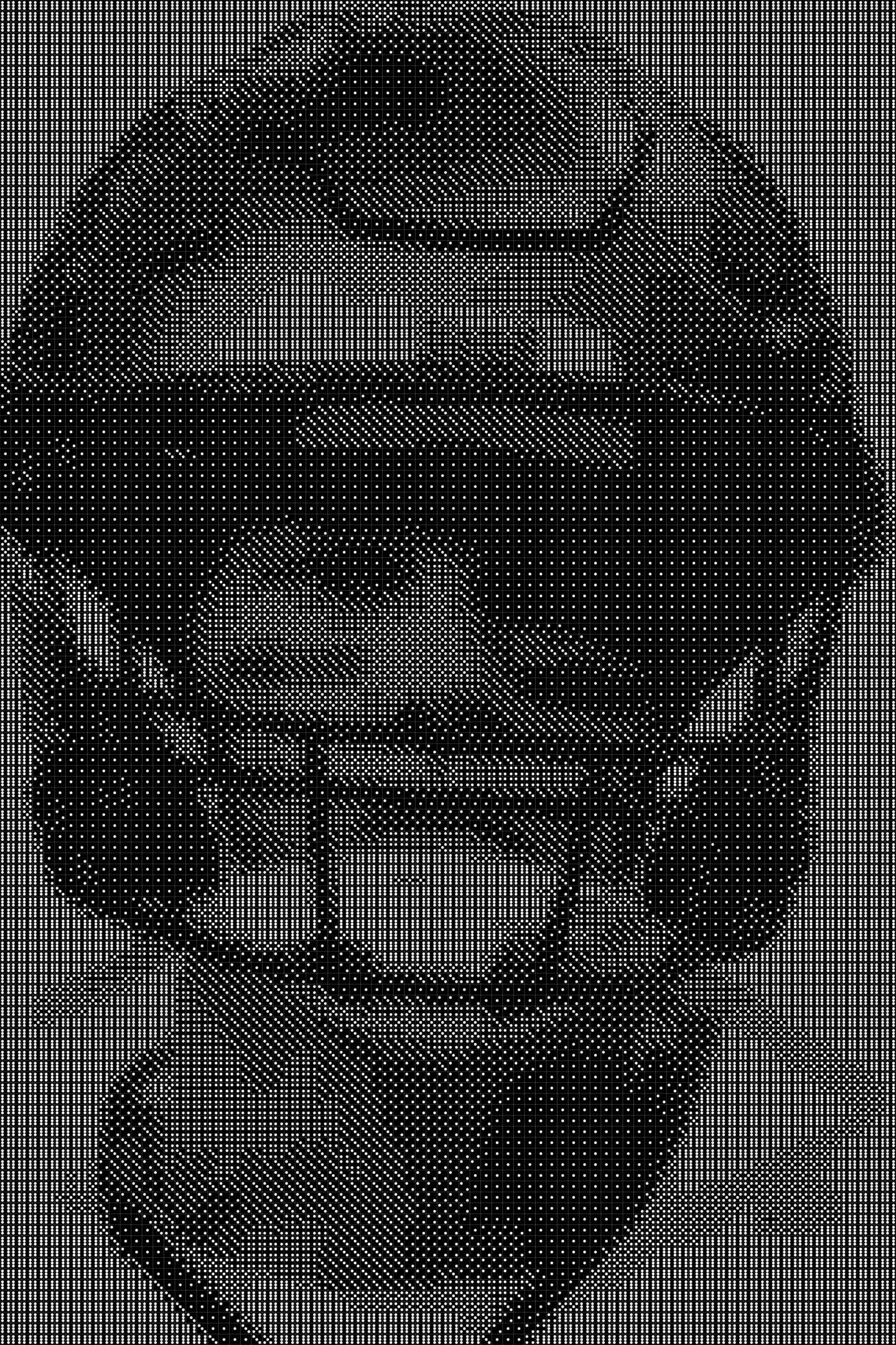Tom Brady 9 Dice Art- Handcrafted Dice Mosaic using 10,000+ Dice, Two Size Options