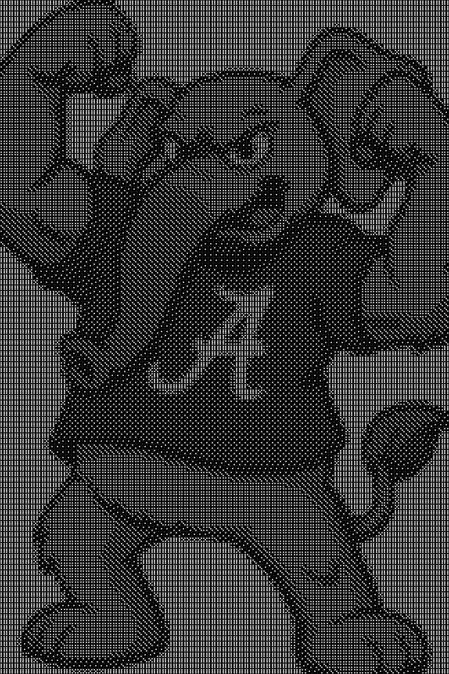 University of Alabama NCAA Dice Art- Handcrafted Dice Mosaic using 10,000+ Dice, Two Size Options