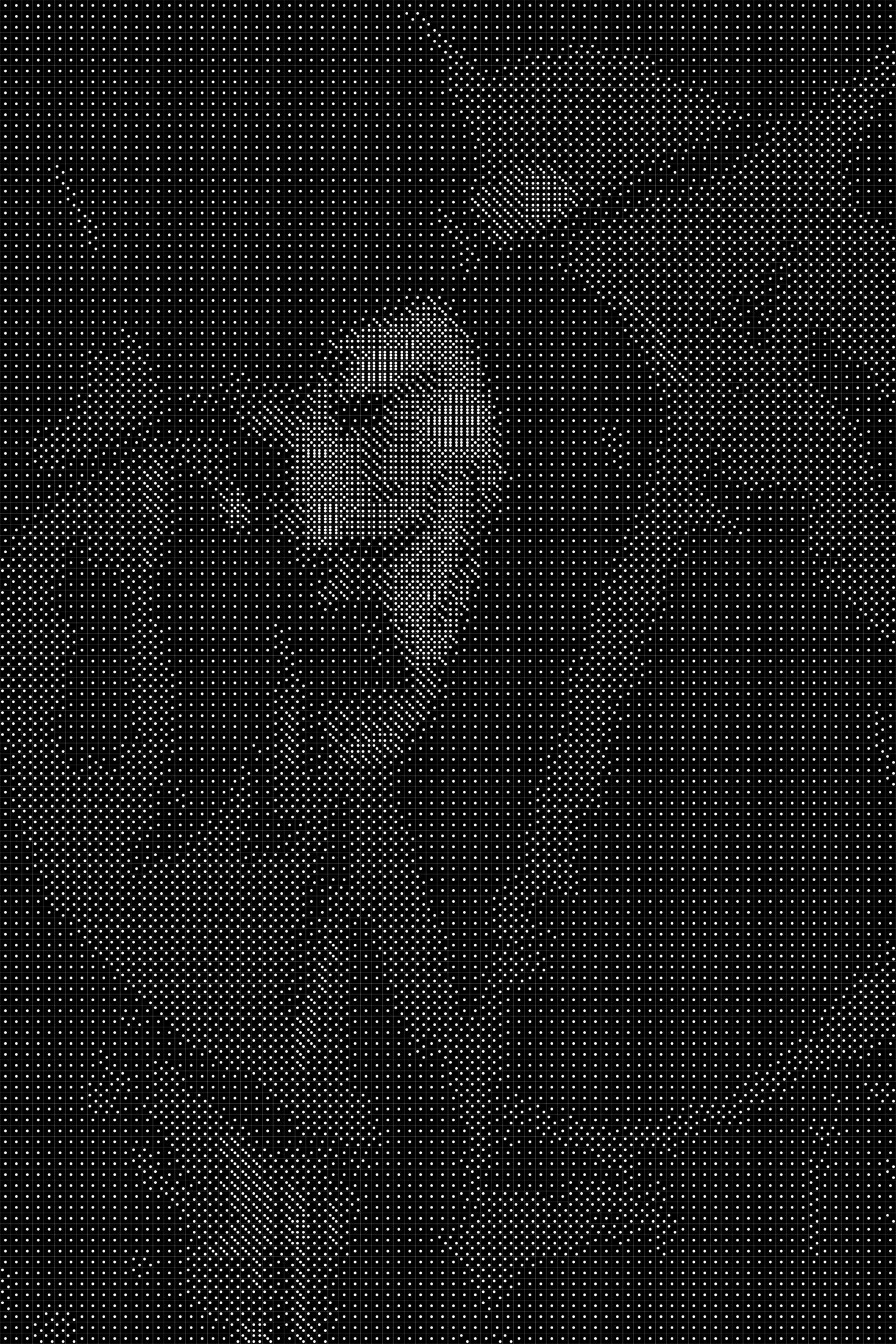 V for Vendetta Dice Art- Handcrafted Dice Mosaic using 10,000+ Dice, Two Size Options