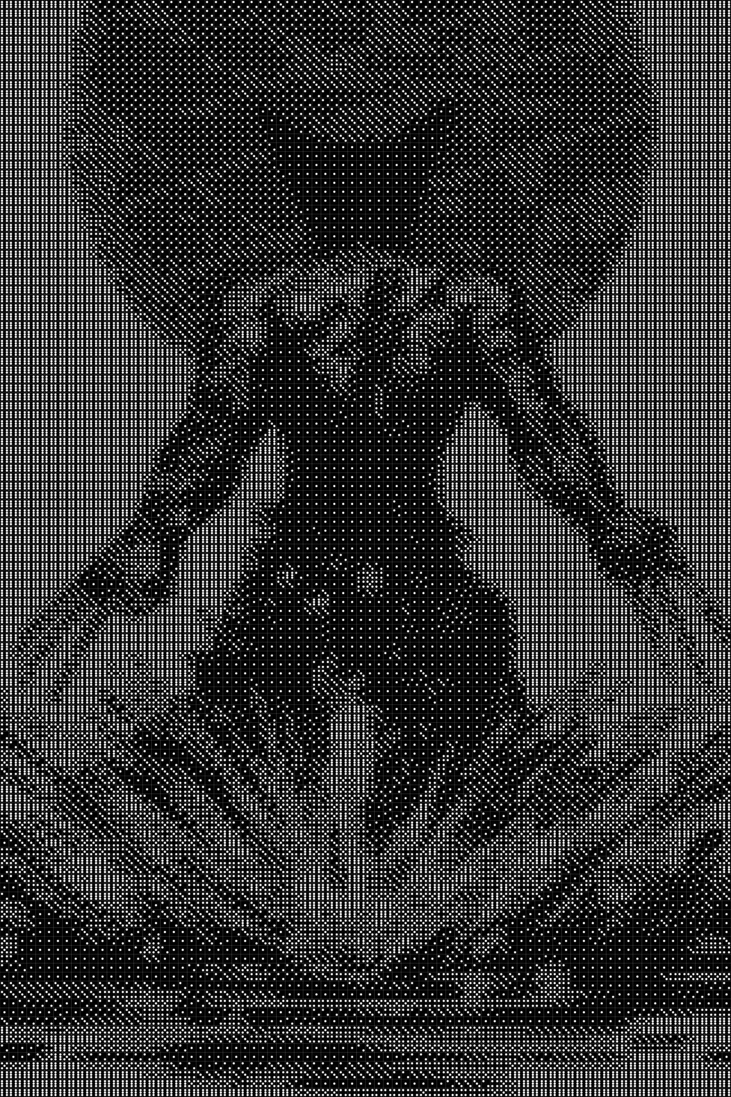 Wolverine 2 Dice Art- Handcrafted Dice Mosaic using 10,000+ Dice, Two Size Options