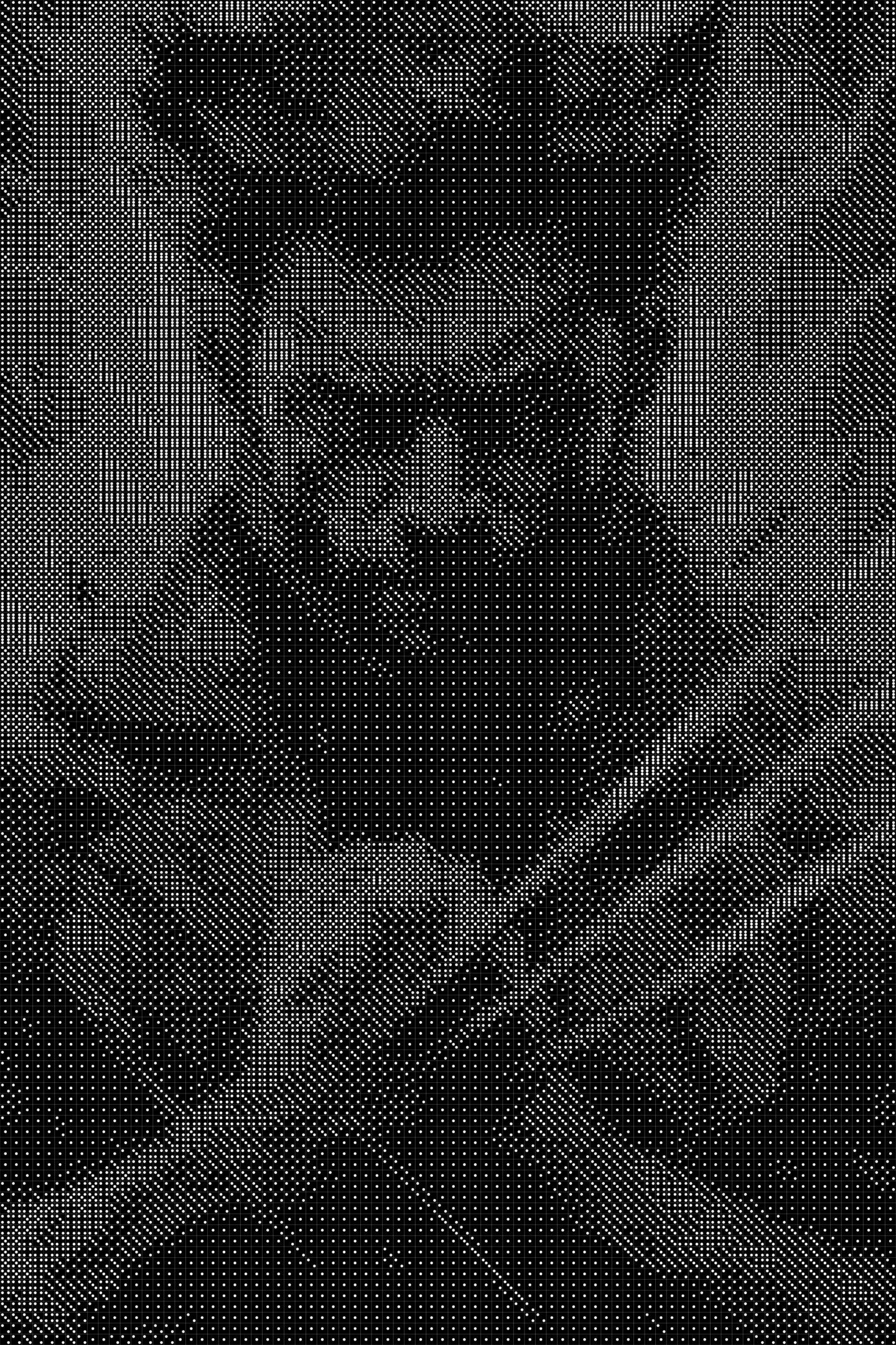 Wolverine 4 Dice Art- Handcrafted Dice Mosaic using 10,000+ Dice, Two Size Options