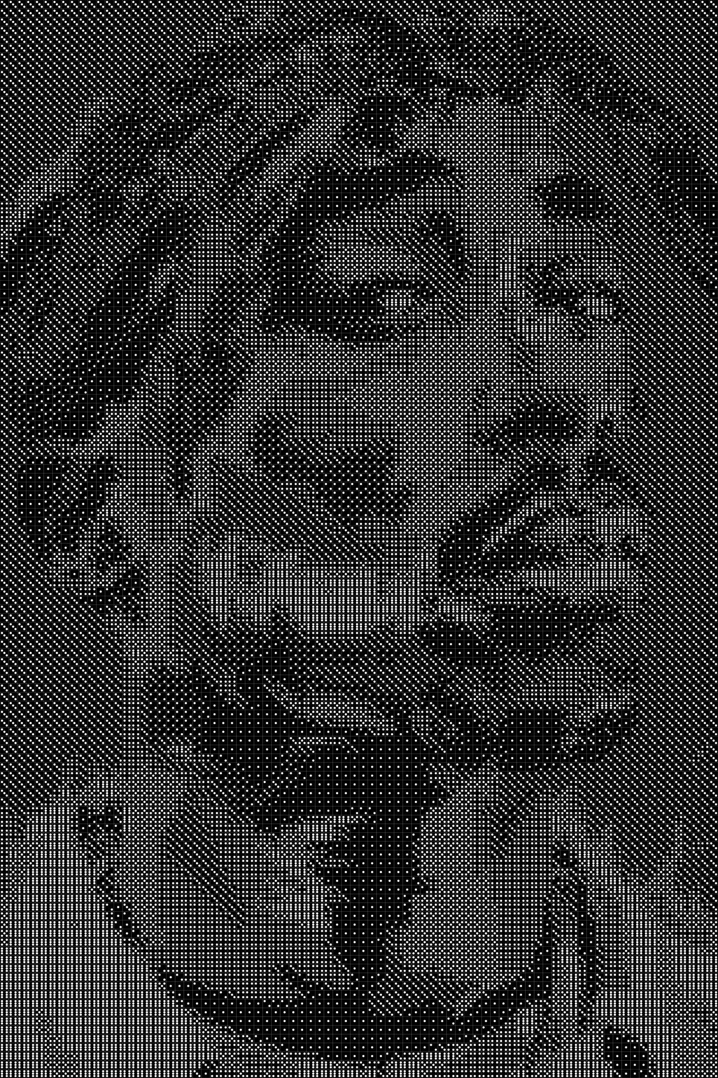 2Pac Dice Mosaic– Handcrafted Portrait with 10,000+ Dice, Two Size Options