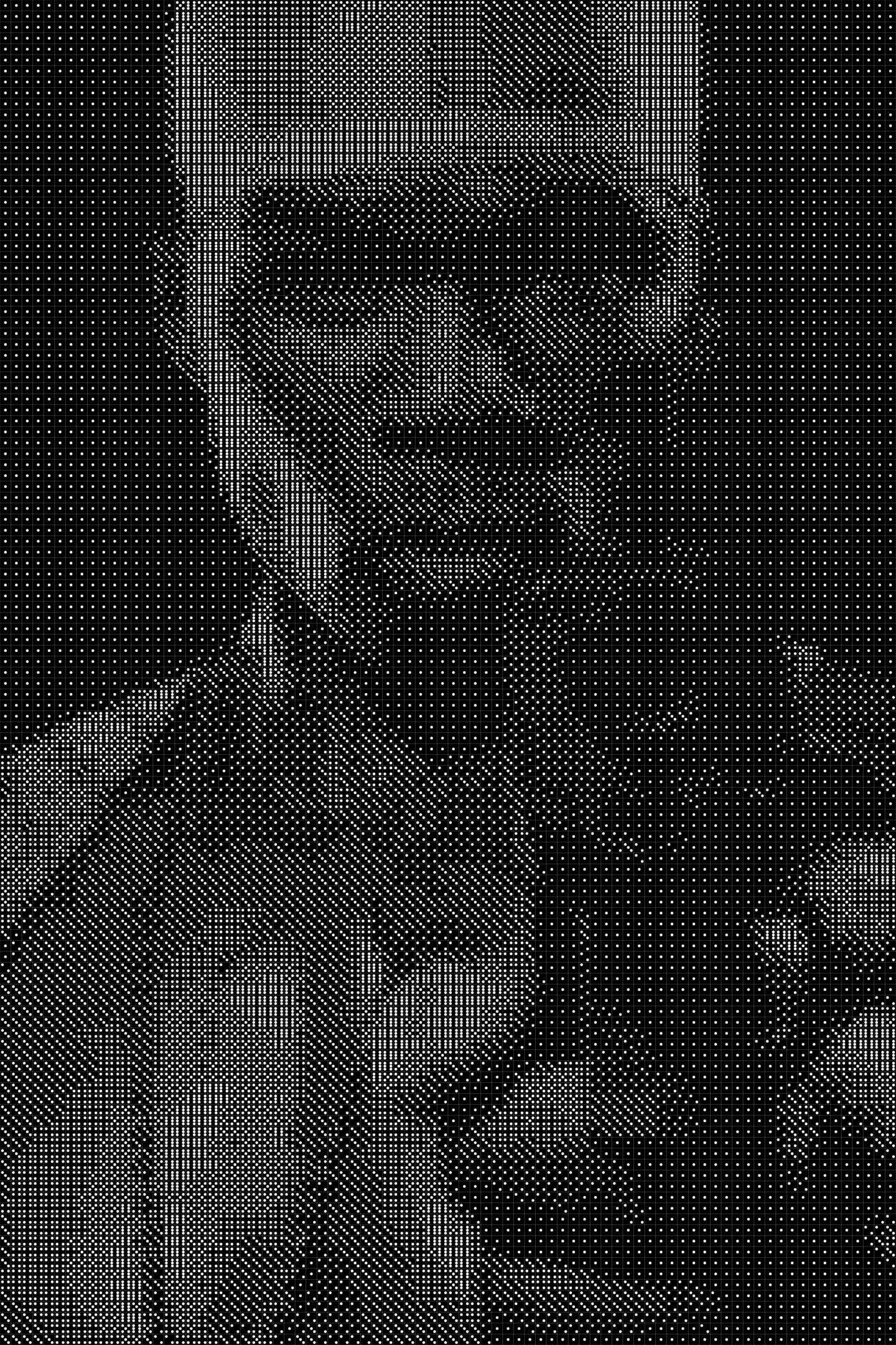 50 Cent Dice Mosaic- Handcrafted Dice Art with 10,000+ Dice, Two Size Options