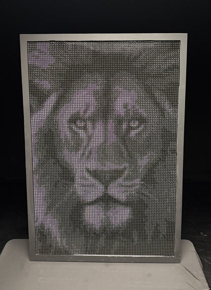 Lion 4-Completed Dice Art- Using 10,068, 10mm Dice