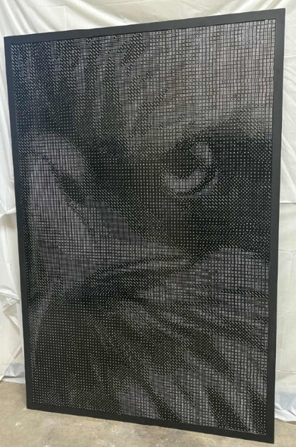 Eagle 8- Completed Dice Art- Using 10,068, 16mm Dice