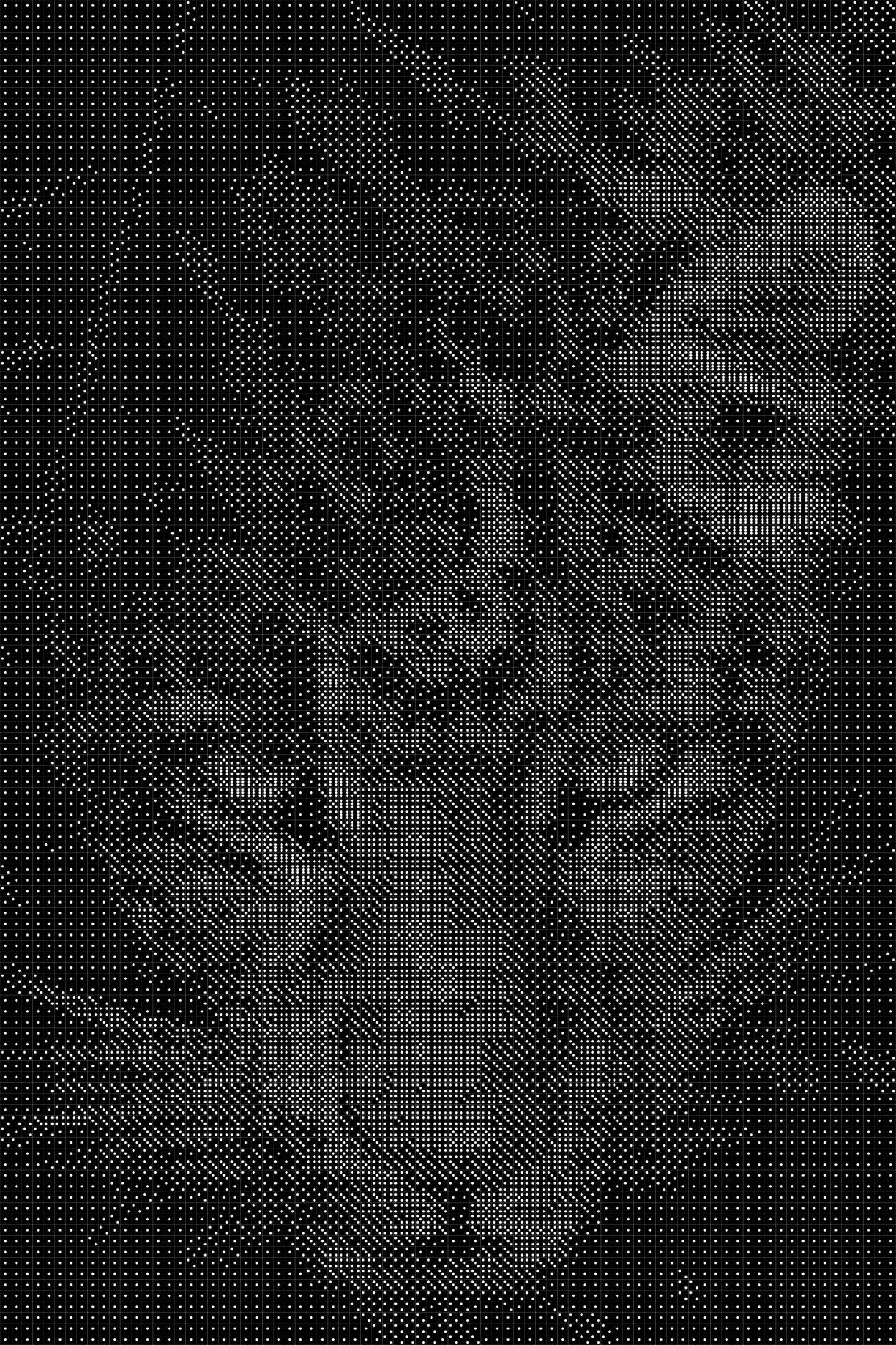 Tiger 9 Dice Art- Handcrafted Dice Mosaic using 10,000+ Dice, Two Size Options