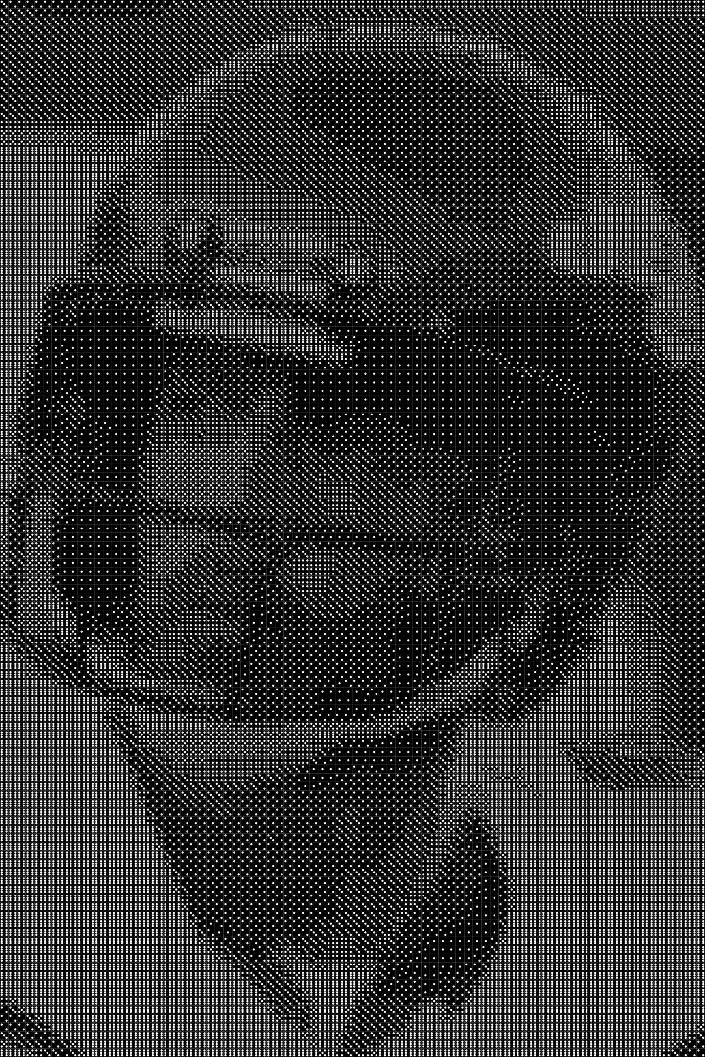 Aaron Rodgers Dice Art- Handcrafted Dice Mosaic using 10,000+ Dice, Two Size Options