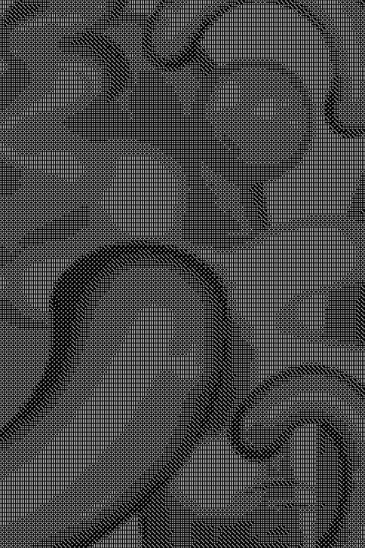 Abstract 11 Dice Art- Handcrafted Dice Mosaic using 10,000+ Dice, Two Size Options