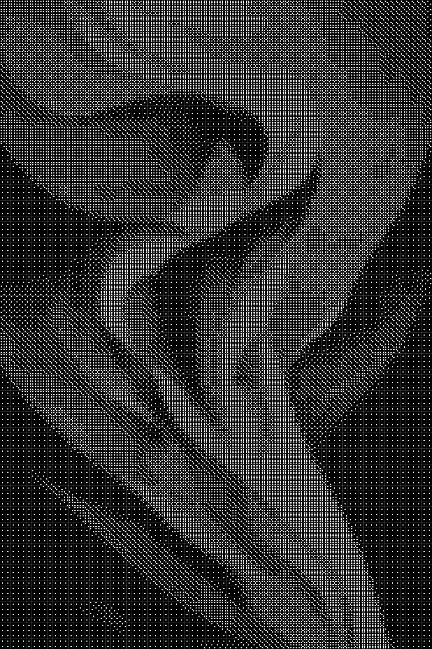 Abstract 7 Dice Art- Handcrafted Dice Mosaic using 10,000+ Dice, Two Size Options