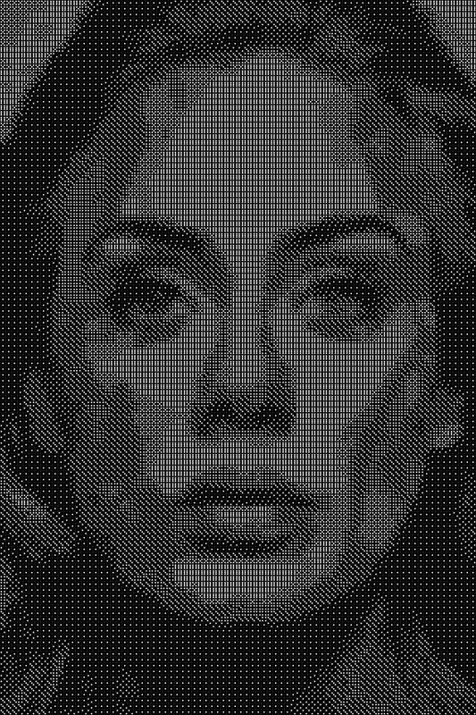 Adele Dice Art- Handcrafted Dice Mosaic using 10,000+ Dice, Two Size Options