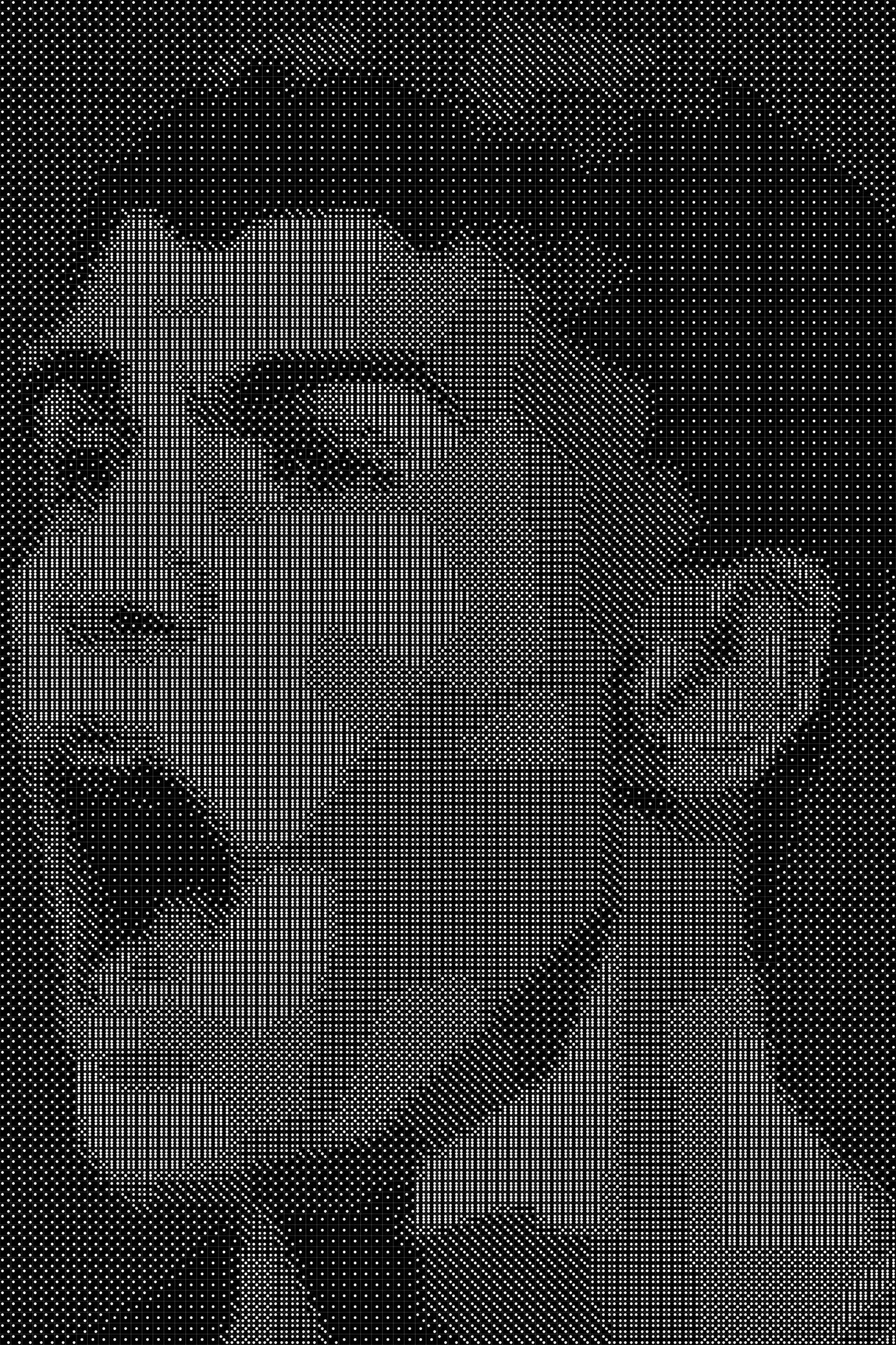 Alcaraz Dice Art- Handcrafted Dice Mosaic using 10,000+ Dice, Two Size Options