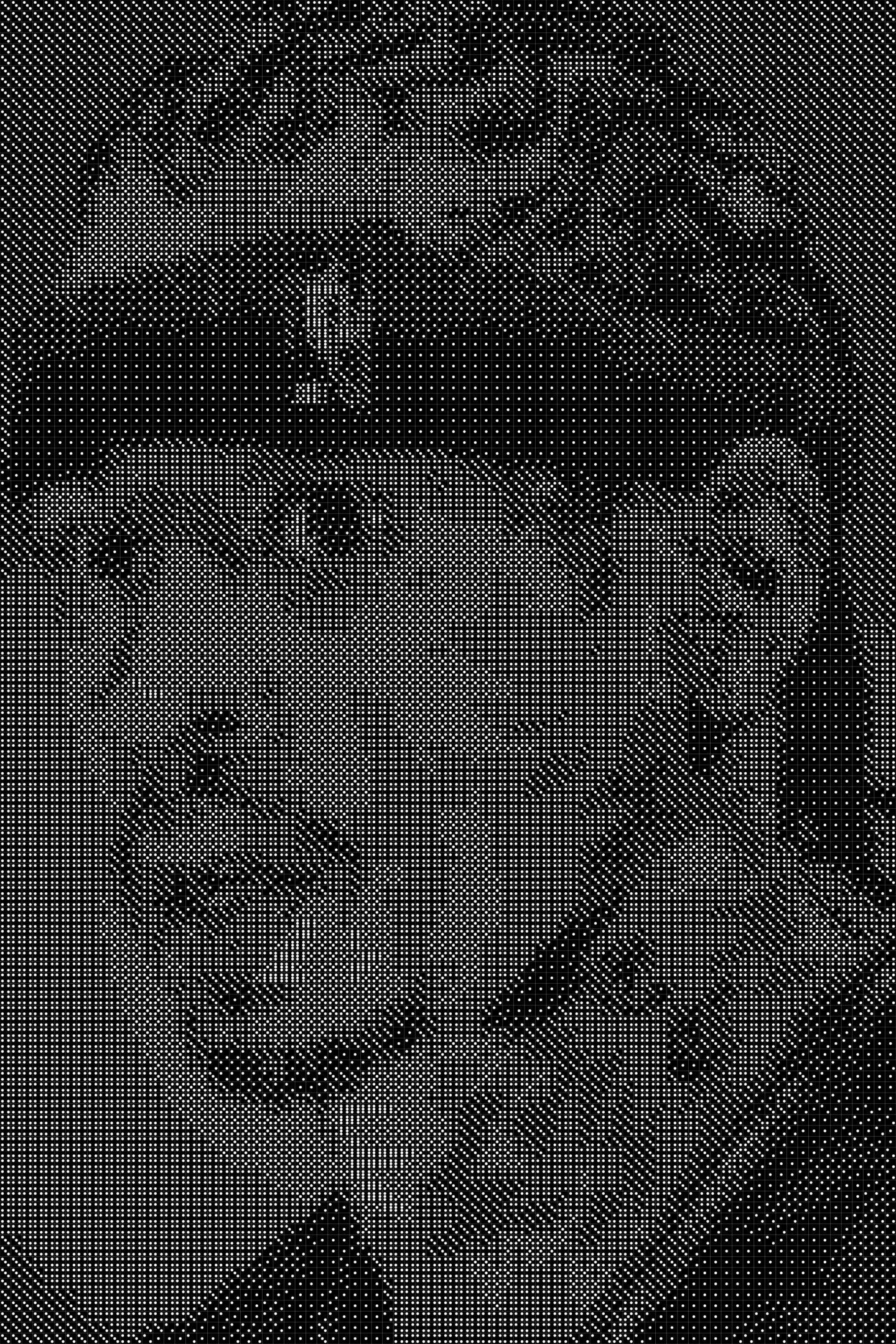 Allen Iverson Dice Art- Handcrafted Dice Mosaic using 10,000+ Dice, Two Size Options