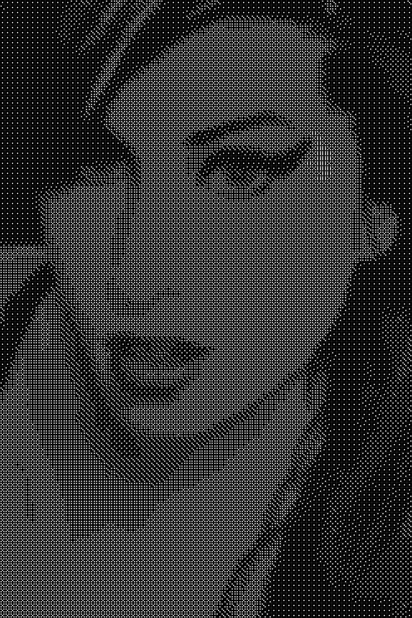Amy Whinehouse Dice Art- Handcrafted Dice Mosaic using 10,000+ Dice, Two Size Options
