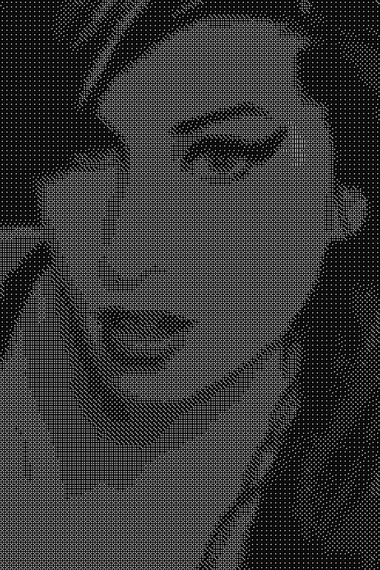 Amy Whinehouse Dice Art- Handcrafted Dice Mosaic using 10,000+ Dice, Two Size Options