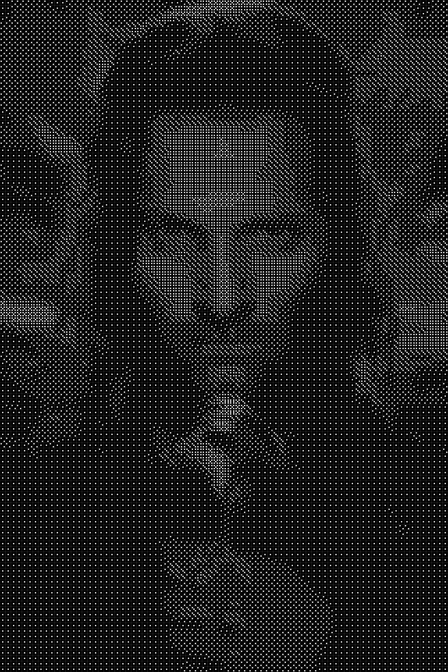 Aragorn Dice Art- Handcrafted Dice Mosaic using 10,000+ Dice, Two Size Options