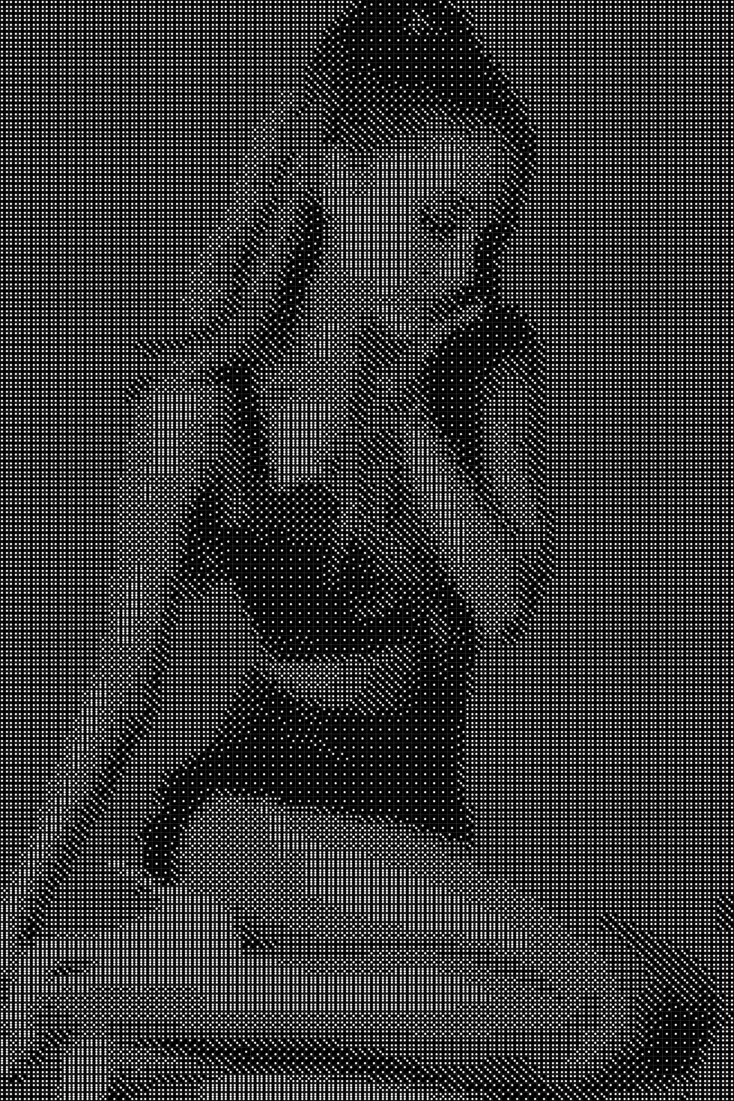Ariana Grande Dice Art- Handcrafted Dice Mosaic using 10,000+ Dice, Two Size Options
