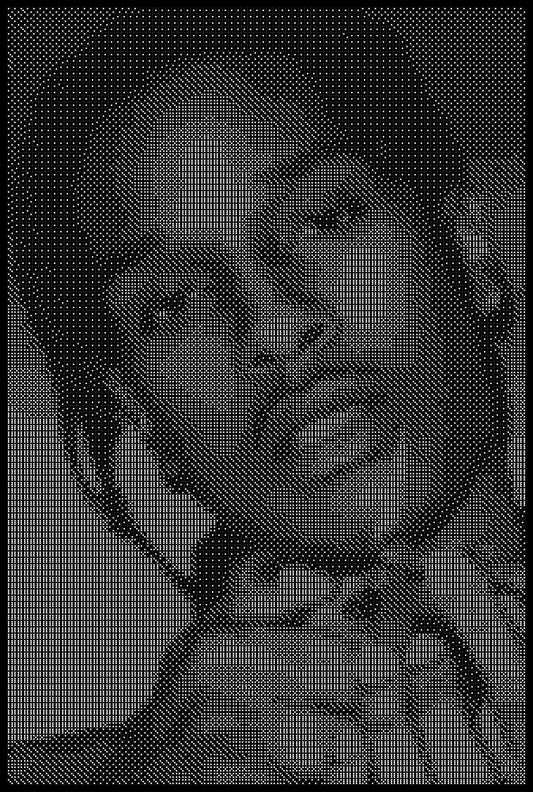 Asap Rocky 2 Dice Art- Handcrafted Dice Mosaic using 10,000+ Dice, Two Size Options
