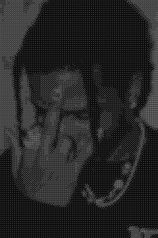 Asap Rocky 3 Dice Art- Handcrafted Dice Mosaic using 10,000+ Dice, Two Size Options