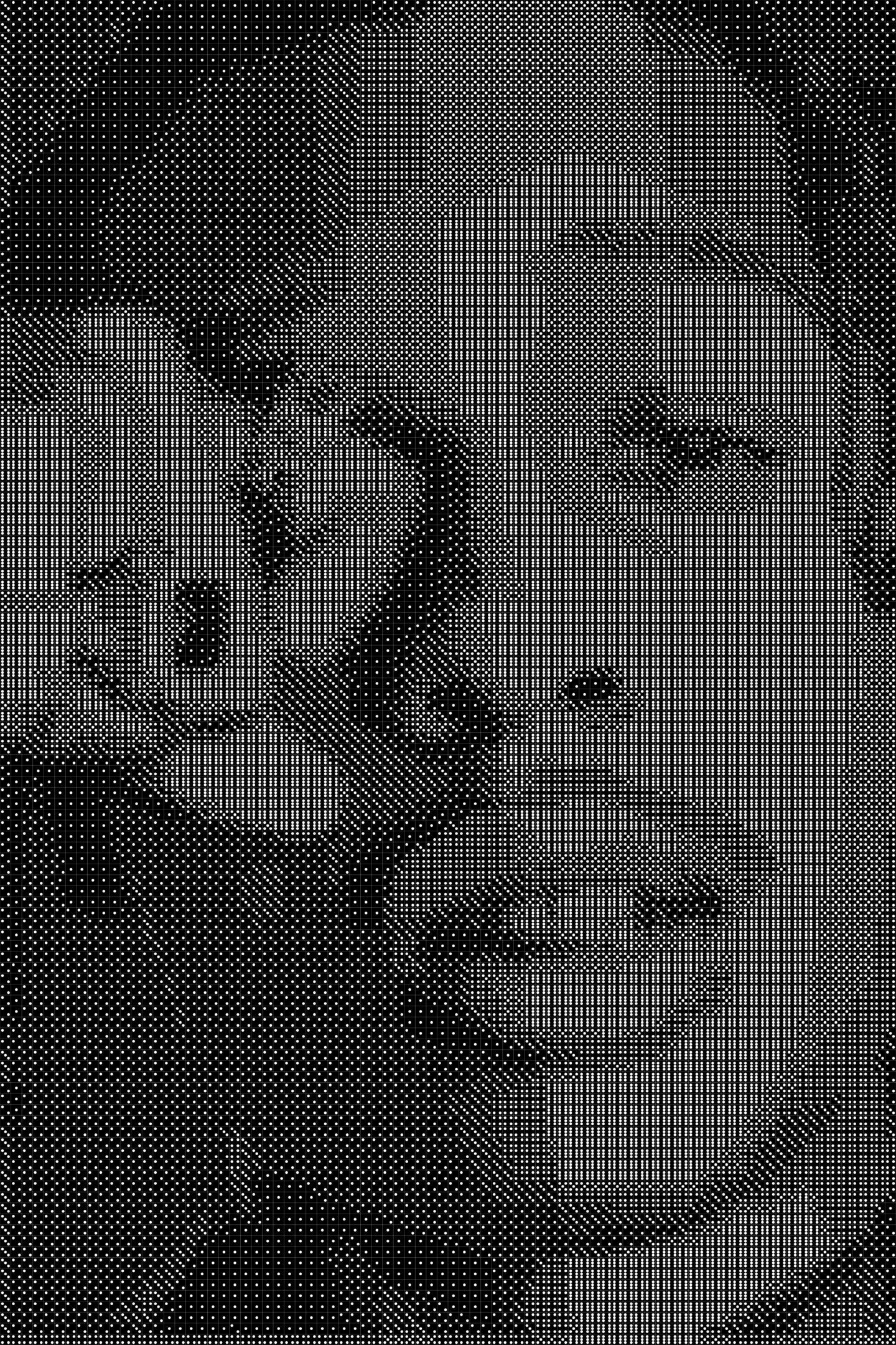Asap Rocky 4 Dice Art- Handcrafted Dice Mosaic using 10,000+ Dice, Two Size Options