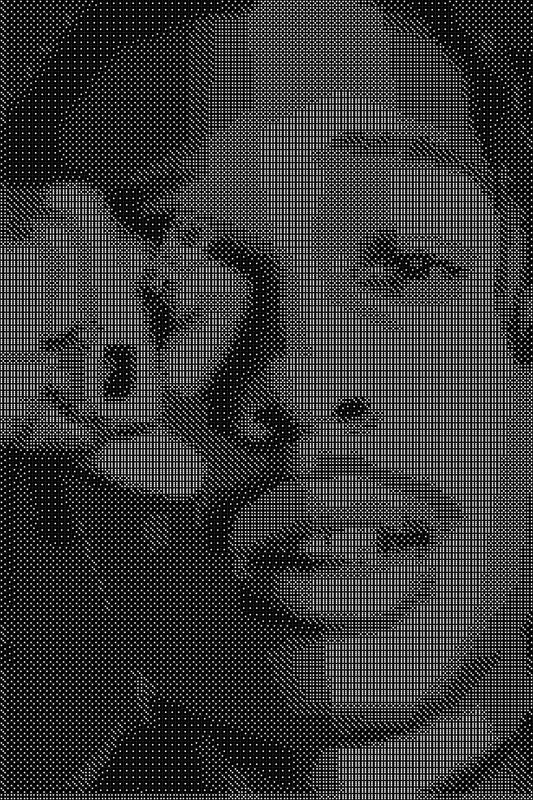 Asap Rocky 4 Dice Art- Handcrafted Dice Mosaic using 10,000+ Dice, Two Size Options