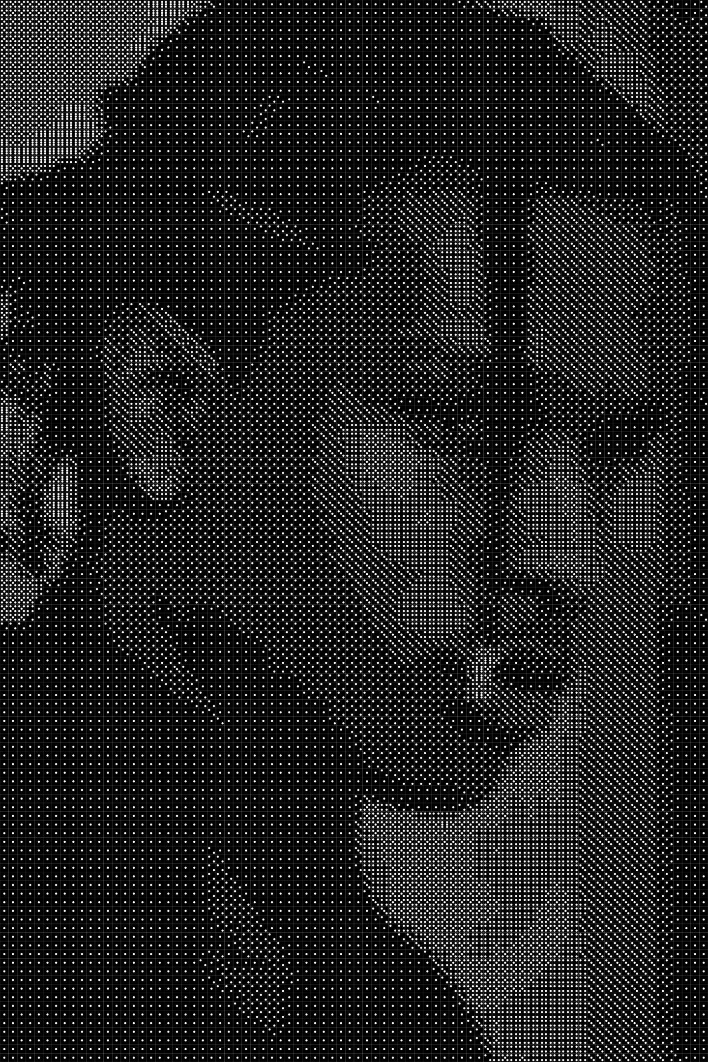 Asap Rocky Dice Art- Handcrafted Dice Mosaic using 10,000+ Dice, Two Size Options