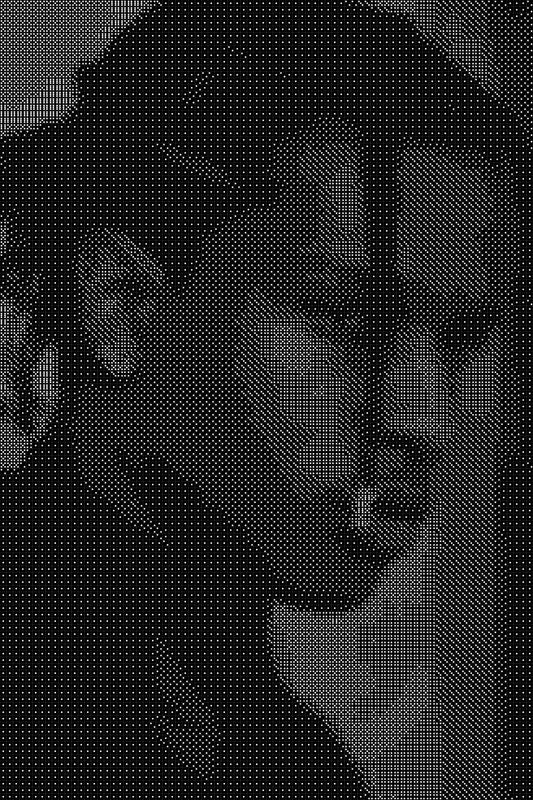 Asap Rocky Dice Art- Handcrafted Dice Mosaic using 10,000+ Dice, Two Size Options