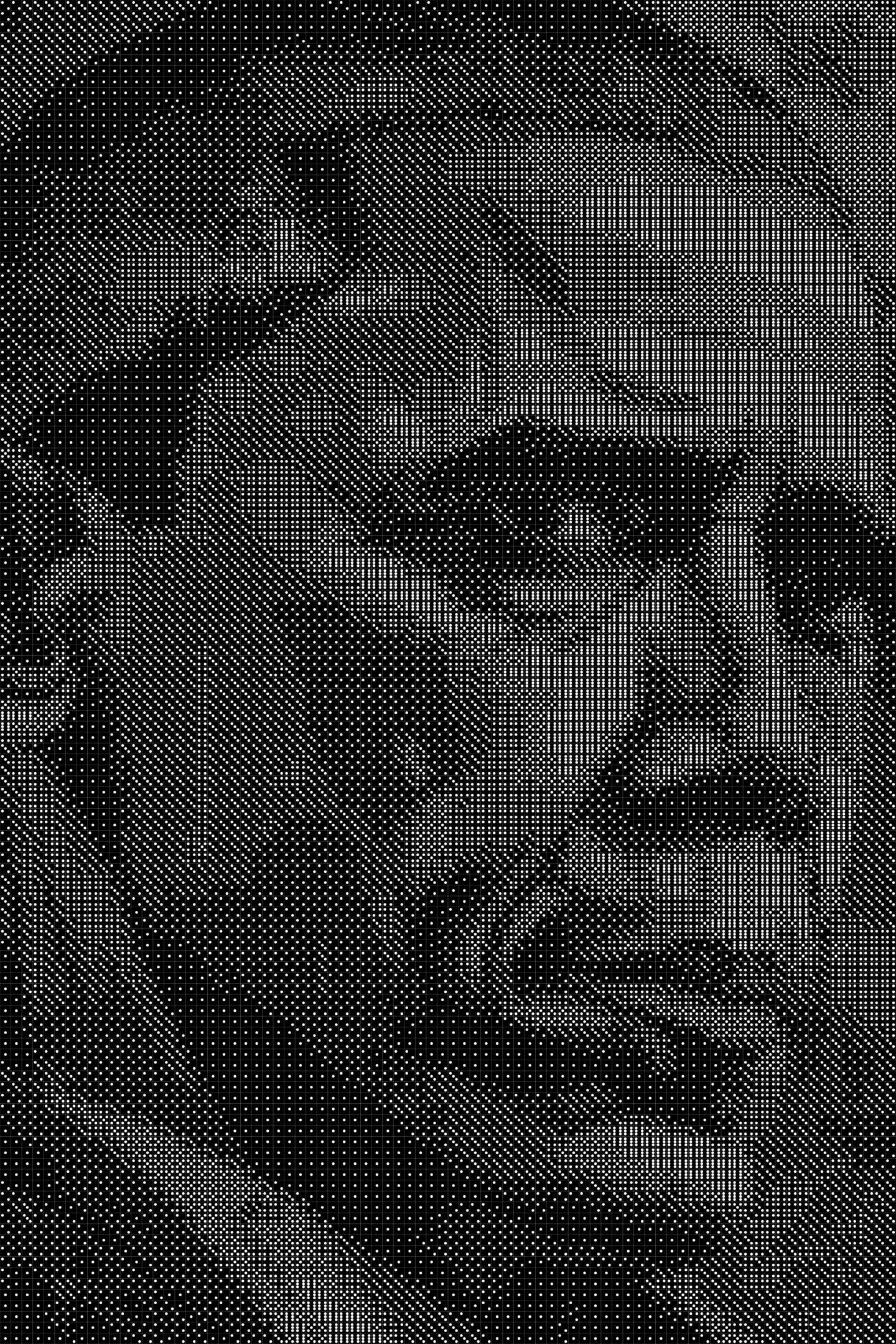 Barack Obama 7 Dice Art- Handcrafted Dice Mosaic using 10,000+ Dice, Two Size Options