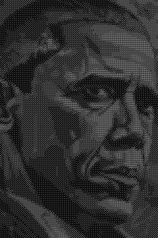 Barack Obama 7 Dice Art- Handcrafted Dice Mosaic using 10,000+ Dice, Two Size Options