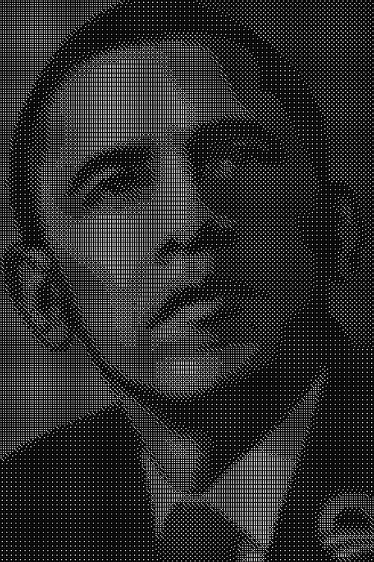 Barack Obama 9 Dice Art- Handcrafted Dice Mosaic using 10,000+ Dice, Two Size Options