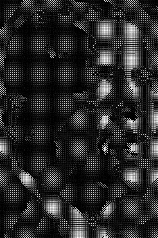 Barack Obama Dice Art- Handcrafted Dice Mosaic using 10,000+ Dice, Two Size Options