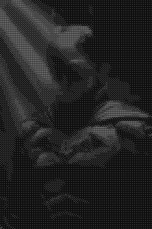 Batman 6 Dice Art- Handcrafted Dice Mosaic using 10,000+ Dice, Two Size Options