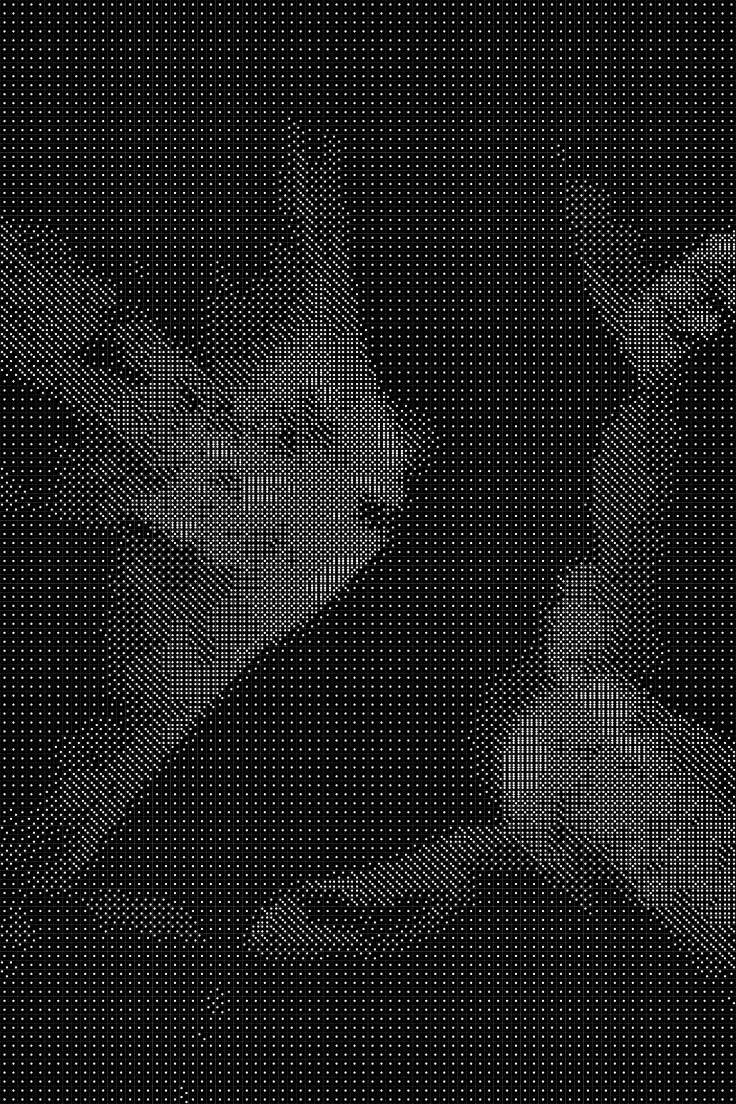 Batman 7 Dice Art- Handcrafted Dice Mosaic using 10,000+ Dice, Two Size Options
