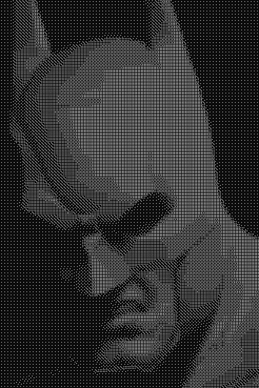 Batman Dice Art- Handcrafted Dice Mosaic using 10,000+ Dice, Two Size Options