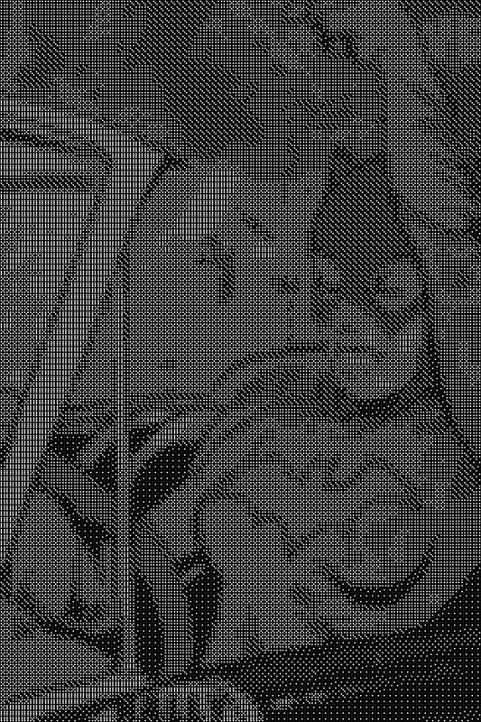Batwoman Dice Art- Handcrafted Dice Mosaic using 10,000+ Dice, Two Size Options