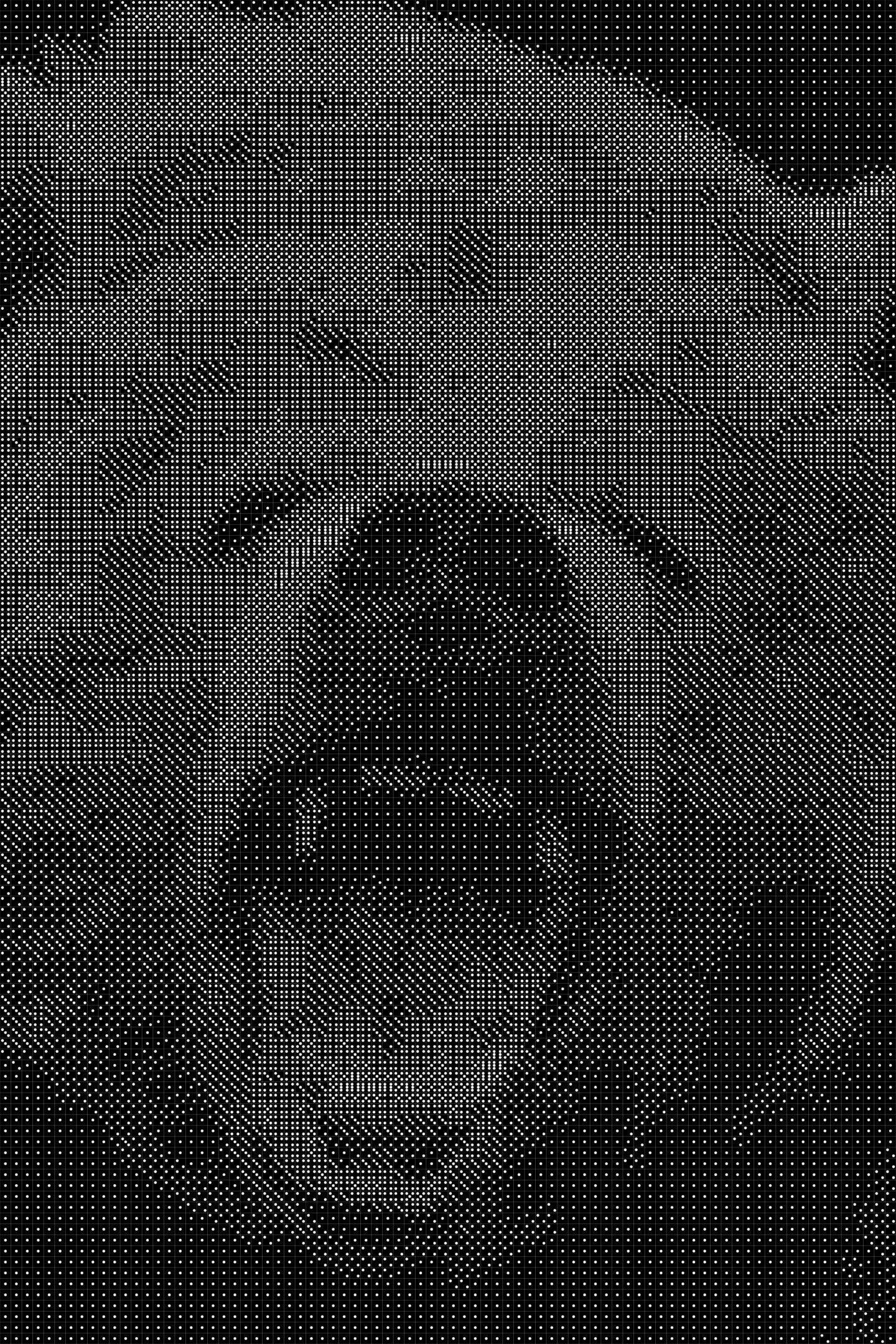Bear Dice Art- Handcrafted Dice Mosaic using 10,000+ Dice, Two Size Options