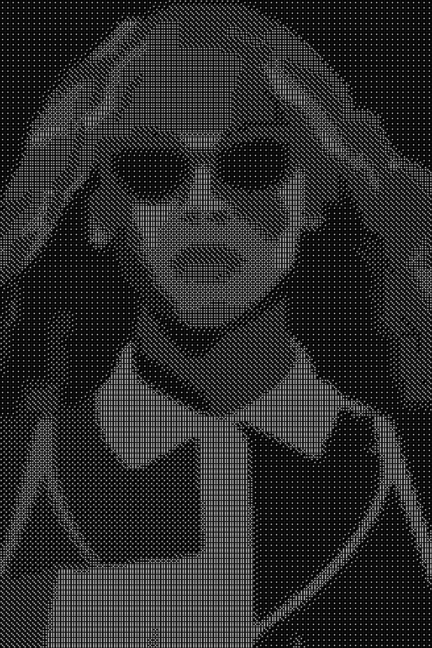 Beyonce Dice Art- Handcrafted Dice Mosaic using 10,000+ Dice, Two Size Options