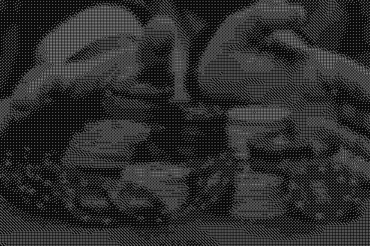 Big Win Dice Art- Handcrafted Dice Mosaic using 10,000+ Dice, Two Size Options