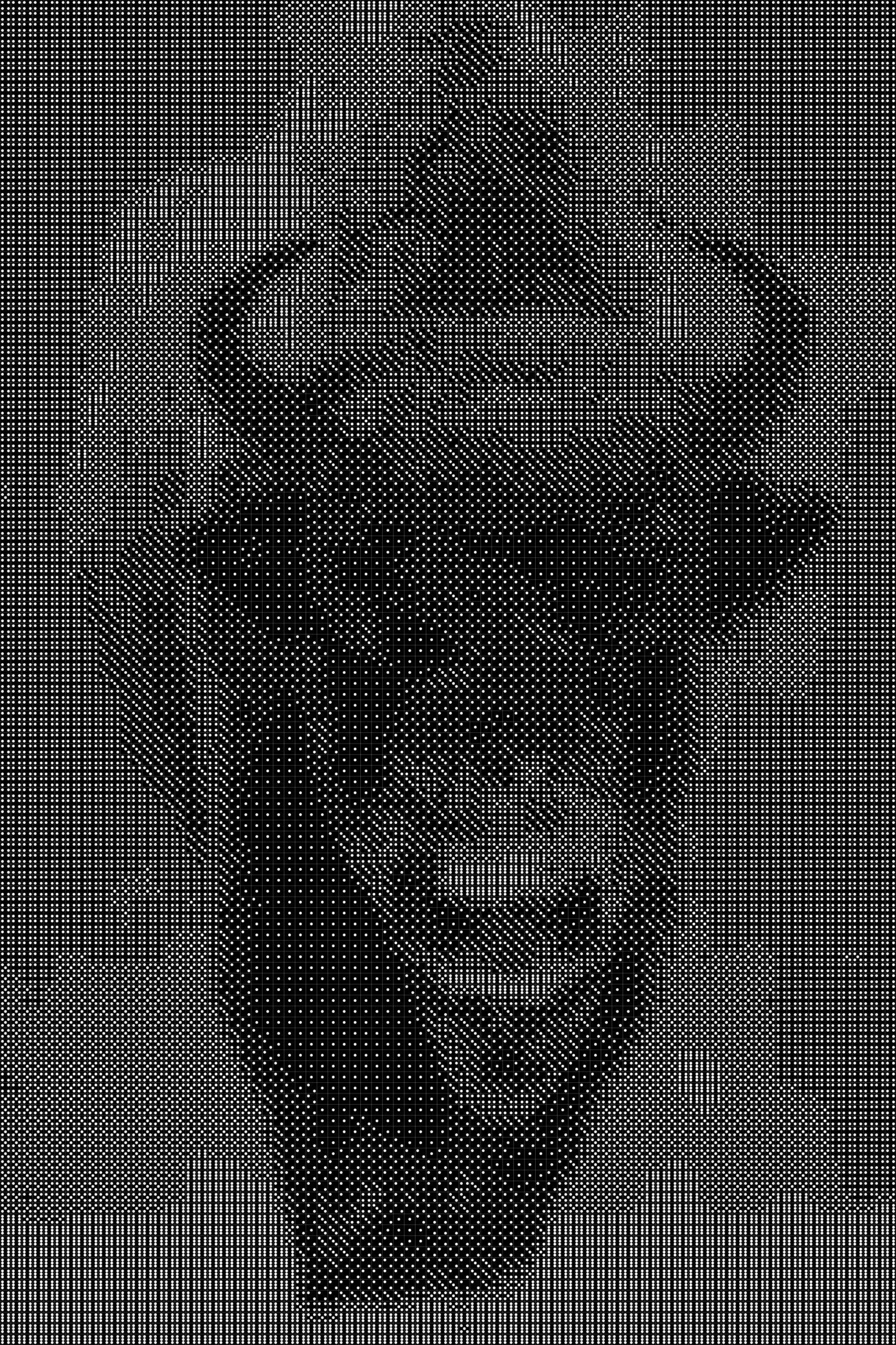 Bison Dice Art- Handcrafted Dice Mosaic using 10,000+ Dice, Two Size Options
