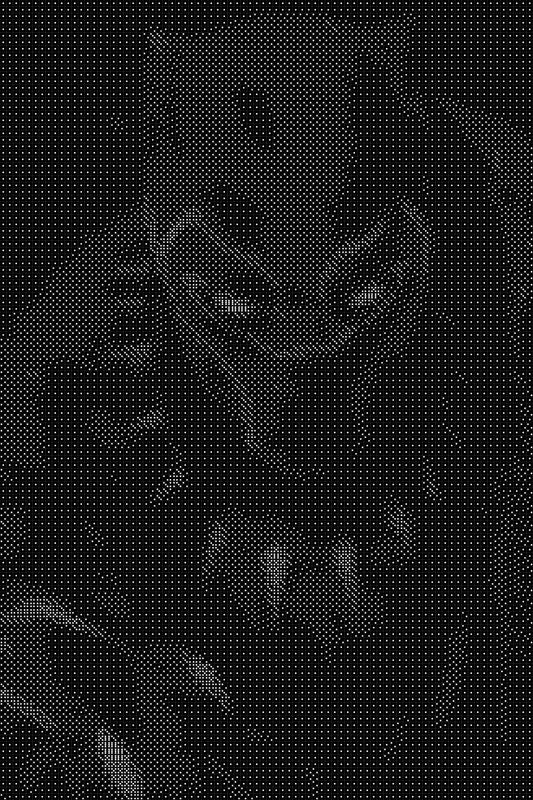 Black Panther 2 Dice Art- Handcrafted Dice Mosaic using 10,000+ Dice, Two Size Options