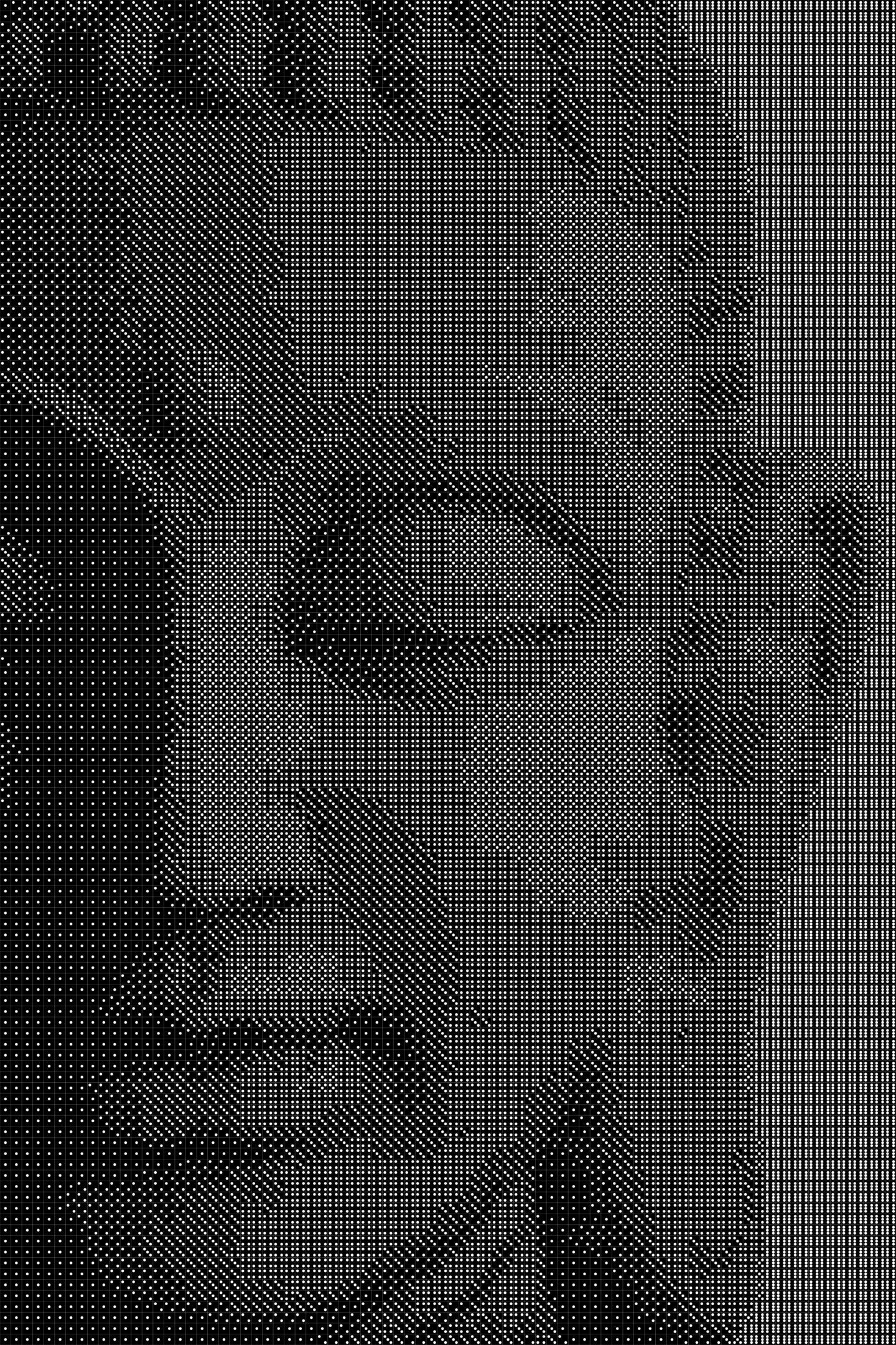 Buddha Dice Art- Handcrafted Dice Mosaic using 10,000+ Dice, Two Size Options