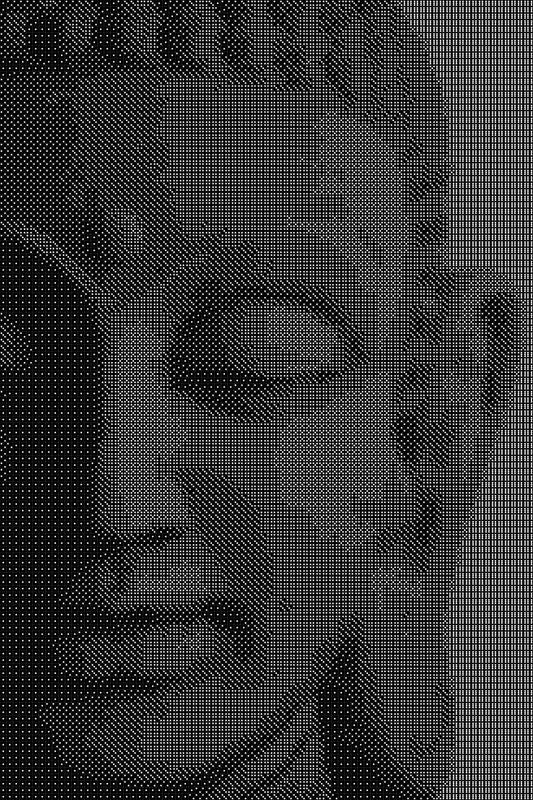 Buddha Dice Art- Handcrafted Dice Mosaic using 10,000+ Dice, Two Size Options