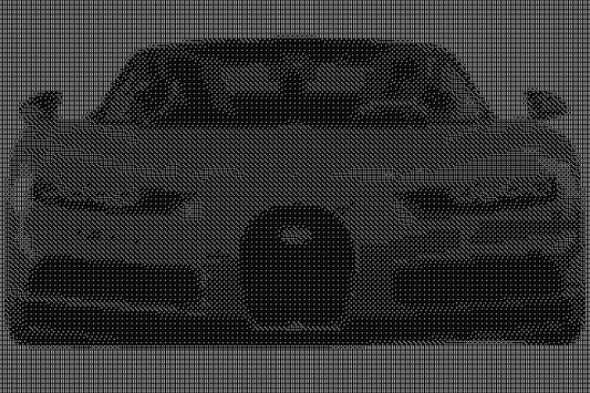 Bugatti 10 Dice Art- Handcrafted Dice Mosaic using 10,000+ Dice, Two Size Options